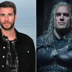 Liam Hemsworth i Henry Cavill, który gra Wiedźmina.