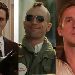 Trzech mężczyzn: Christian Bale w garniturze, Robert De Niro w wojskowej kurtce i Ryan Gosling. Jeden z nich to facet z Florydy.