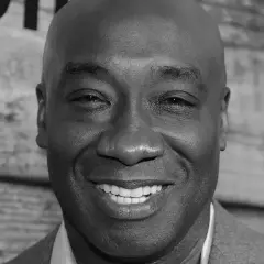 Uśmiechnięty Michael Clarke Duncan. Zmarł na zawał serca po długiej chorobie.