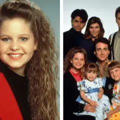 Pełniejsza chata obsada: Candace Cameron Bure, Bob Saget, John Stamos, Lori Loughlin i siostry Olsen.