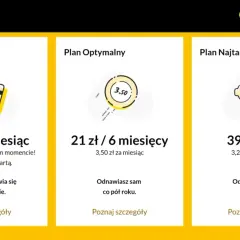Czy Filmweb jest płatny? Tak, oferuje plany subskrypcji: miesięczny (3,90 zł), półroczny (21 zł) i roczny (39 zł).
