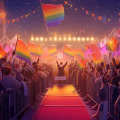 Protesty i polityka na berlińskiej nocy otwarcia