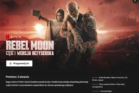 Rebel Moon wersja reżyserska: Brutalna wizja Snydera. Czy warto?