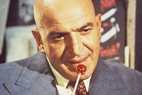 Telly Savalas z włosami: Czy rozpoznasz go przed Kojakiem?