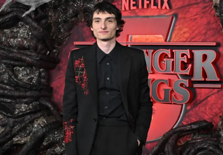 Finn Wolfhard, znany z roli Mike'a Wheelera w "Stranger Things", na premierze serialu.