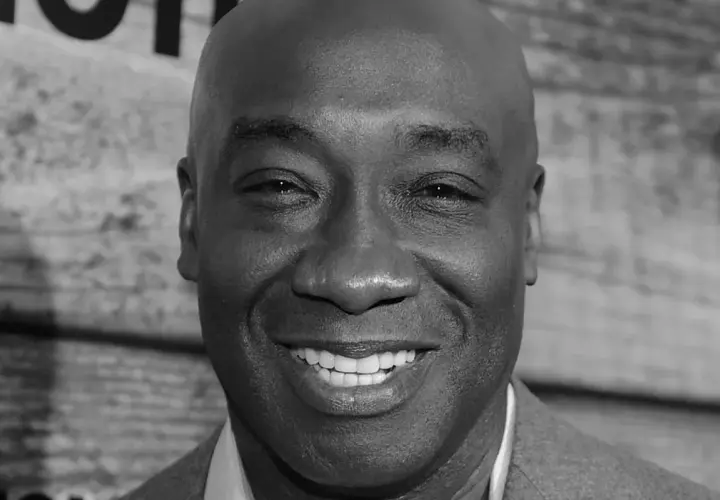 Uśmiechnięty Michael Clarke Duncan. Zmarł na zawał serca po długiej chorobie.