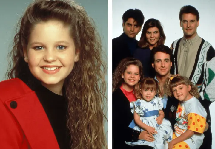 Pełniejsza chata obsada: Candace Cameron Bure, Bob Saget, John Stamos, Lori Loughlin i siostry Olsen.