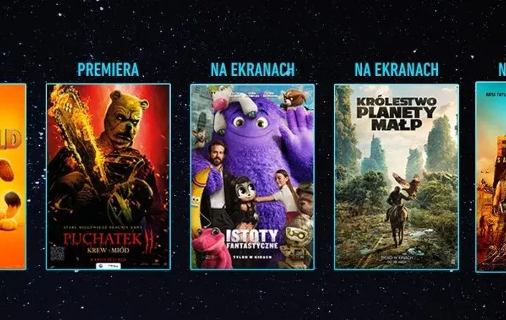 Aktualne filmy w kinach: sprawdź najciekawsze premiery kinowe miesiąca