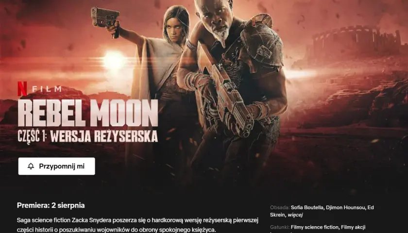 Rebel Moon wersja reżyserska: Brutalna wizja Snydera. Czy warto?
