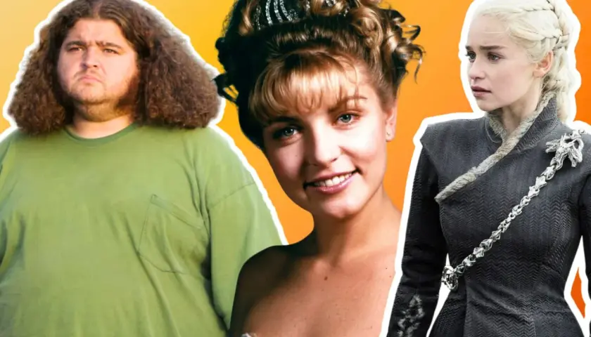 Postacie z seriali: Hurley z "Lost", Audrey Horne z "Miasteczka Twin Peaks" i Daenerys Targaryen z "Gry o tron" – ikony złotego wieku seriali.