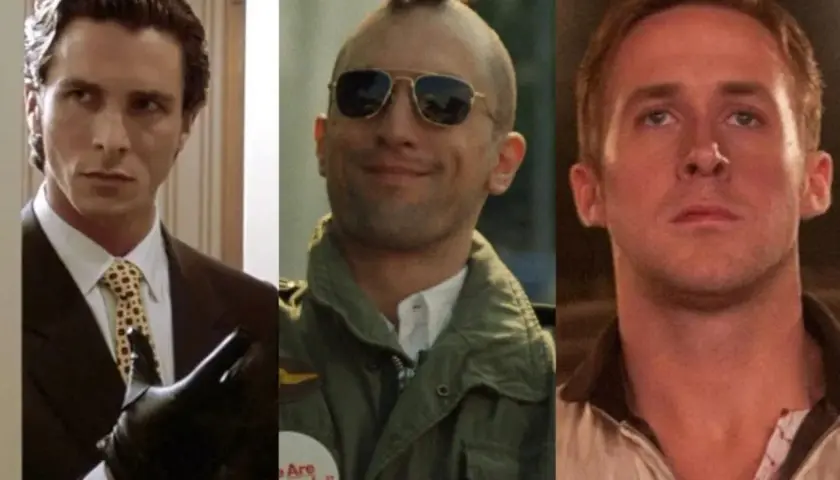 Trzech mężczyzn: Christian Bale w garniturze, Robert De Niro w wojskowej kurtce i Ryan Gosling. Jeden z nich to facet z Florydy.
