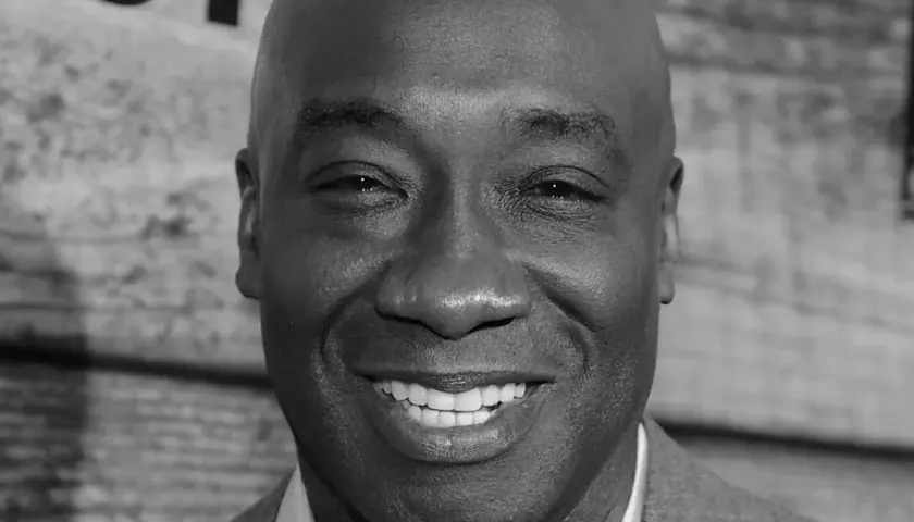 Uśmiechnięty Michael Clarke Duncan. Zmarł na zawał serca po długiej chorobie.