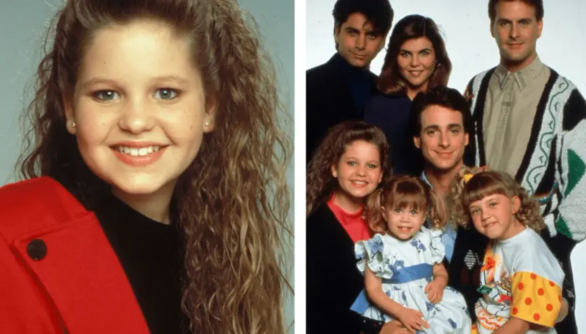 Pełniejsza chata obsada: Candace Cameron Bure, Bob Saget, John Stamos, Lori Loughlin i siostry Olsen.