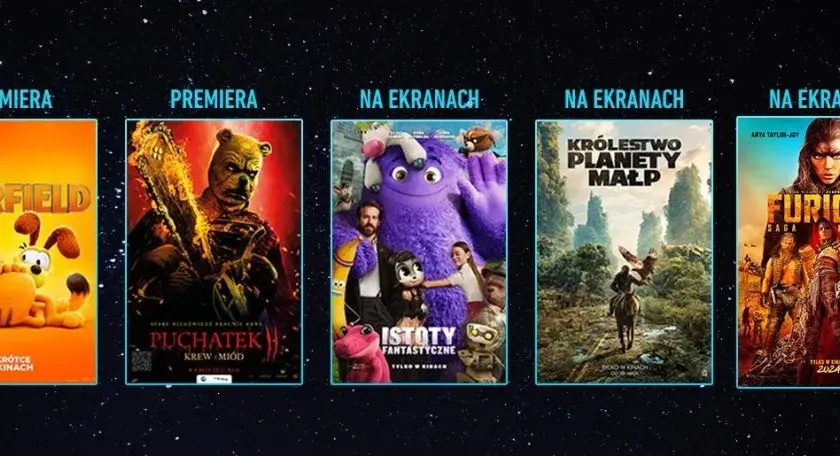 Aktualne filmy w kinach: sprawdź najciekawsze premiery kinowe miesiąca
