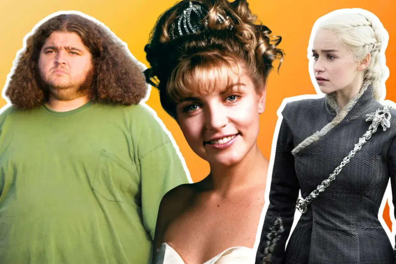 Postacie z seriali: Hurley z "Lost", Audrey Horne z "Miasteczka Twin Peaks" i Daenerys Targaryen z "Gry o tron" – ikony złotego wieku seriali.