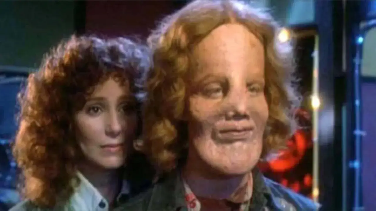 Maska film 1985 charakteryzacja Eric Stoltz