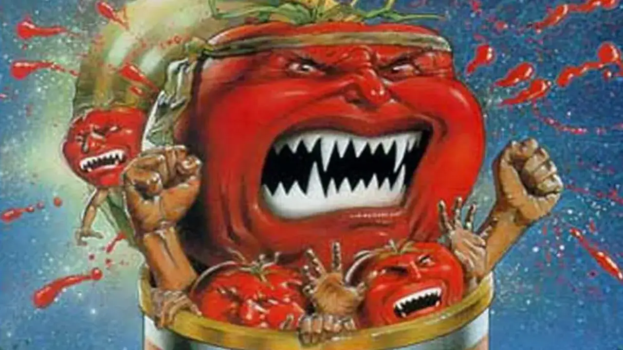Atak pomidorów zabójców plakat filmowy 1978