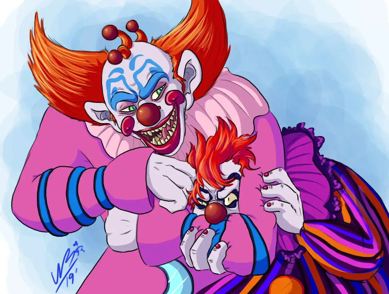 Killer Klowns from Outer Space merchandise fan art