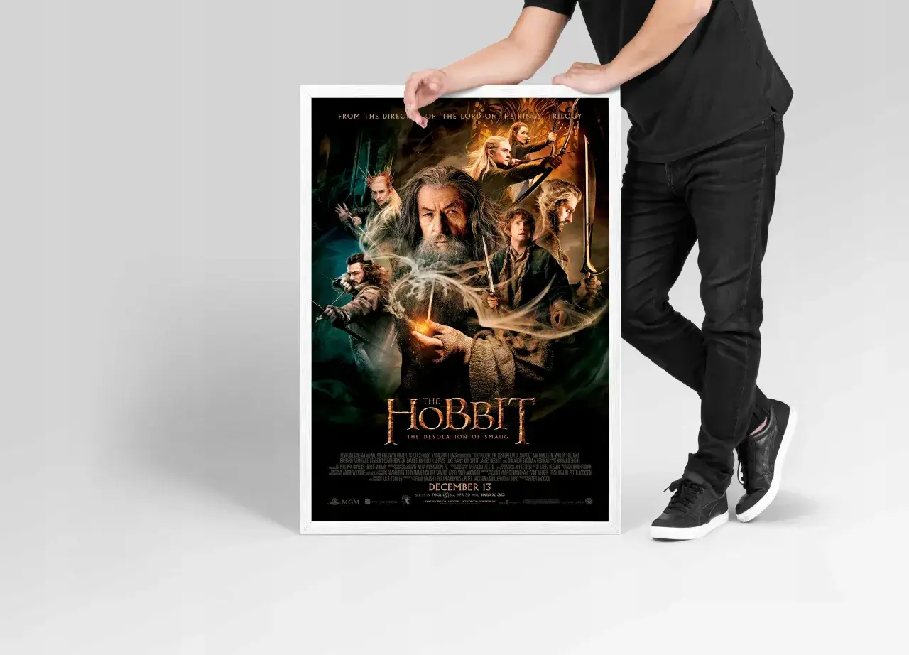 Hobbit Pustkowie Smauga plakat filmowy