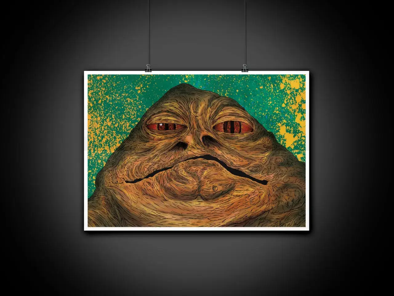 Jabba the Hutt portret