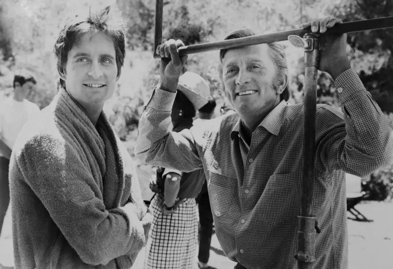 Kirk Douglas młody portret