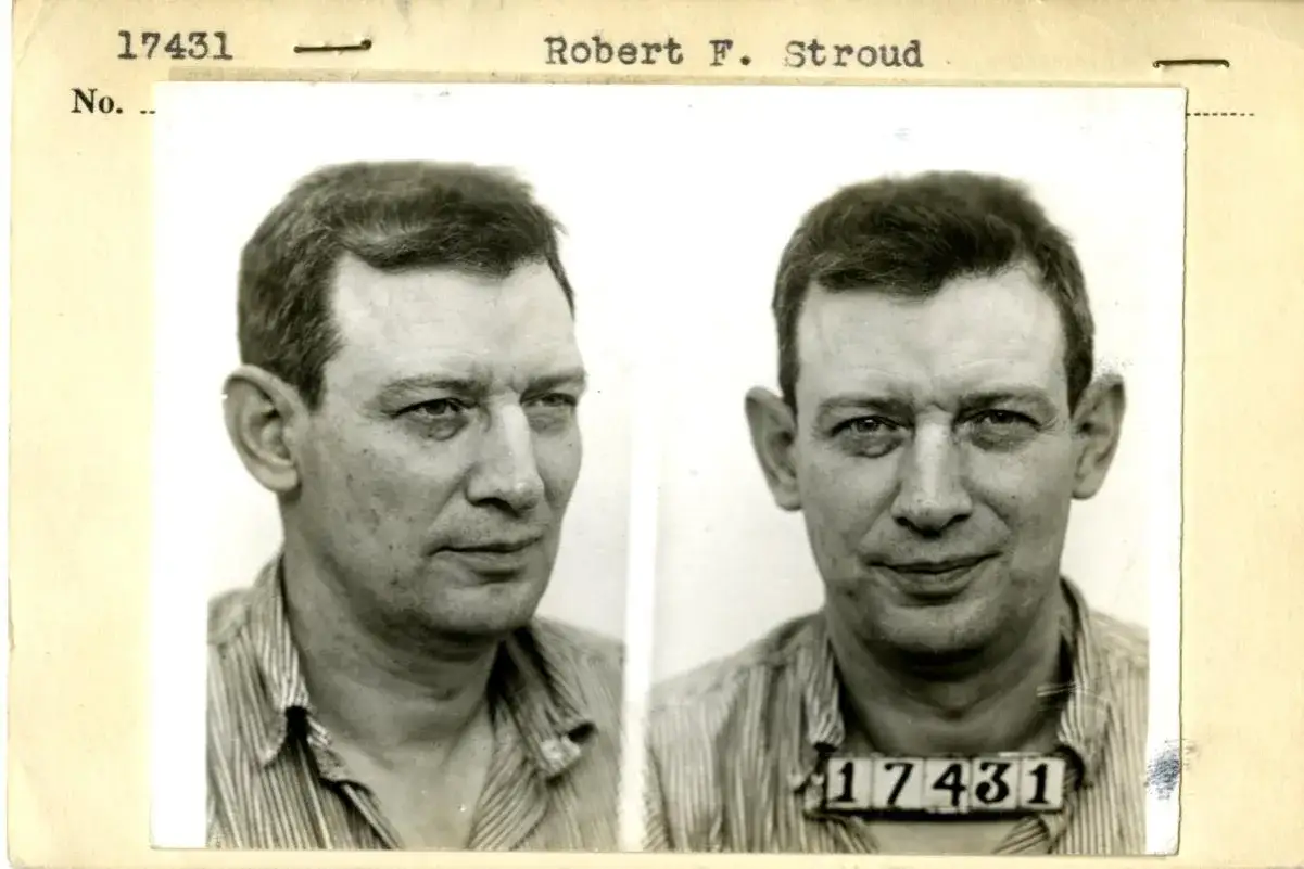 Robert Stroud portret więzienny Alcatraz