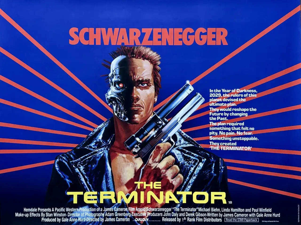 Arnold Schwarzenegger Terminator poster