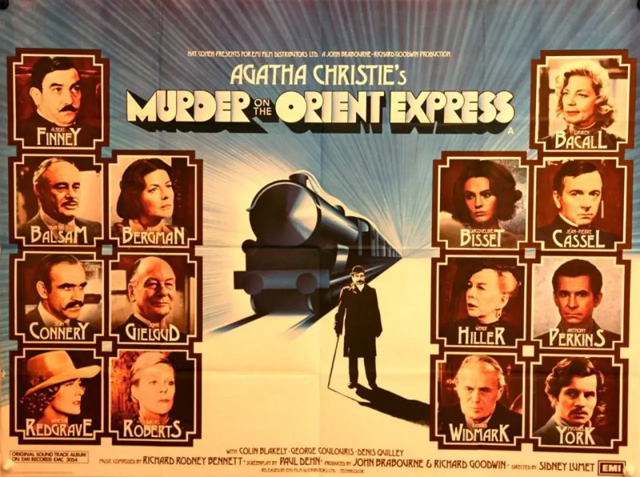 Morderstwo w Orient Expressie 1974 plakat filmowy