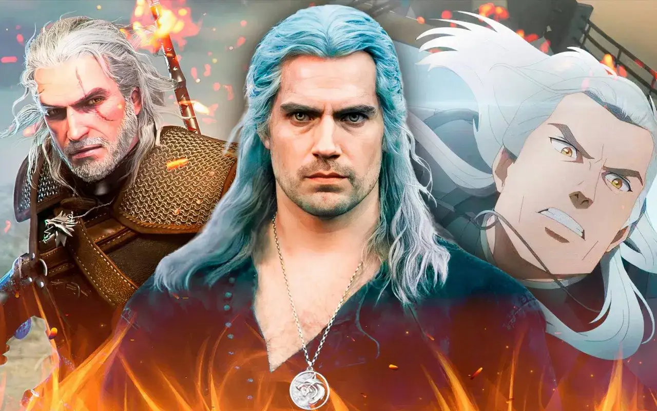 Trzy wersje Geralta: z gry, serialu i anime. Zastanawiasz się, kto gra Wiedźmina? To on, w każdej odsłonie!