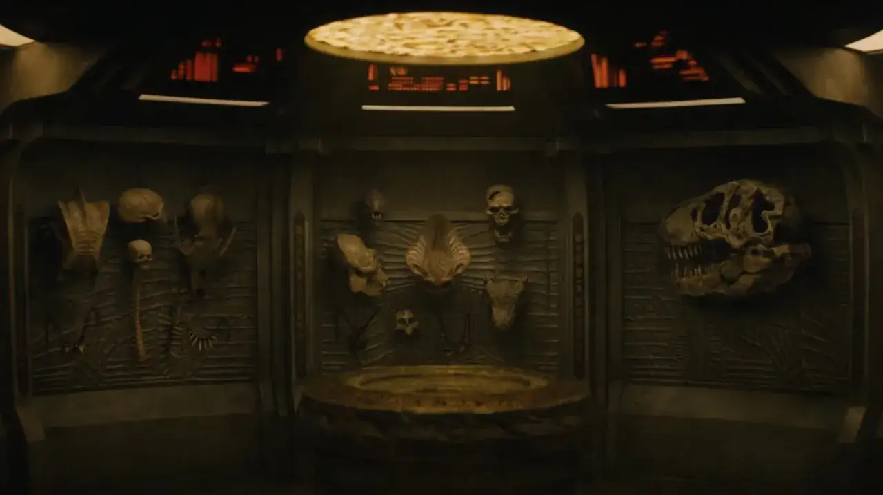 Predator 2 Alien skull easter egg