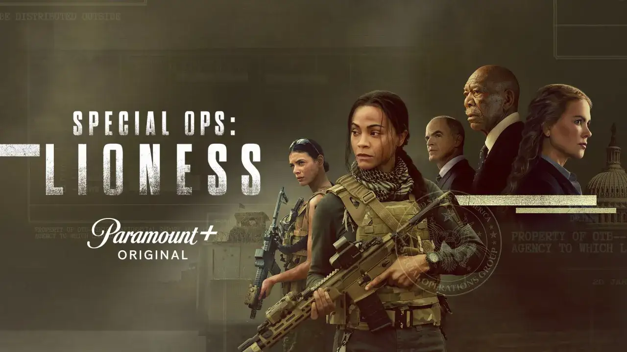 Zoe Saldana i Morgan Freeman w serialu Special Ops: Lioness. Ile odcinków czeka widzów?