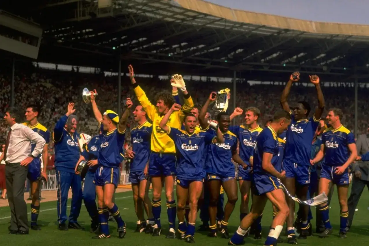 Vinnie Jones jako piłkarz Wimbledonu 