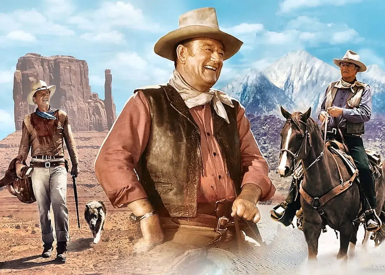 John Wayne w westernie