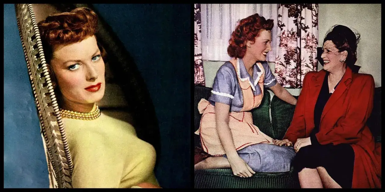 Maureen O'Hara młoda aktorka portret