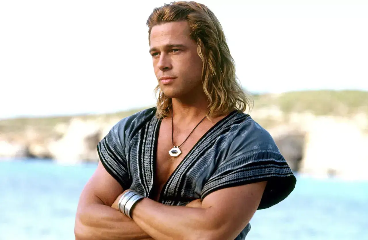 Młody Brad Pitt lata 90
