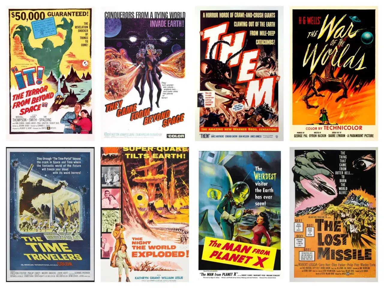 plakaty filmów science fiction klasyki