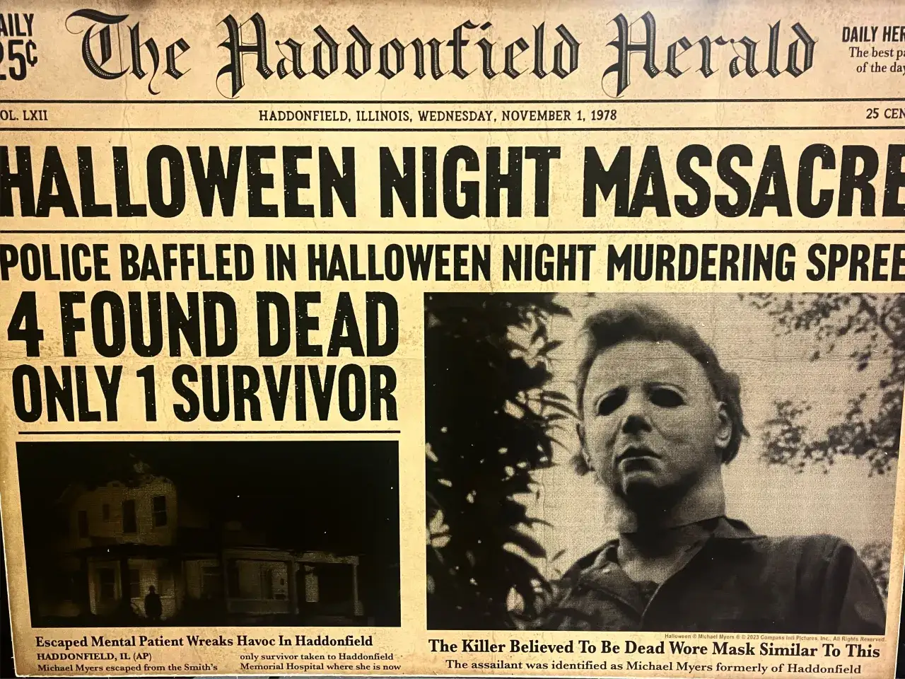 Michael Myers maska horror chaos Haddonfield