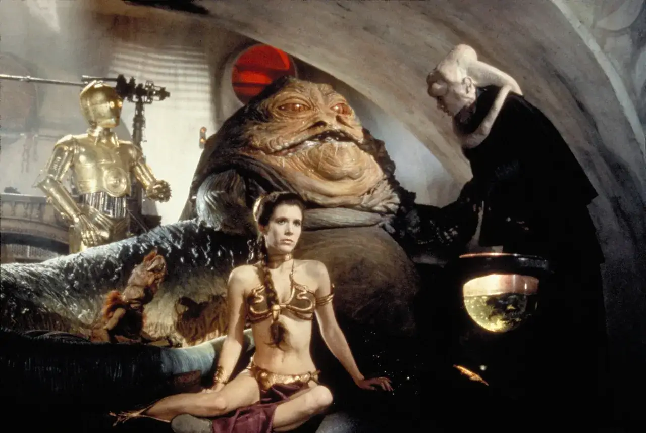 Leia dusi Jabbę